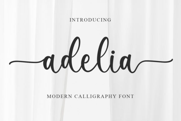 Adelia: A Script Font for Designs That Demand Elegance