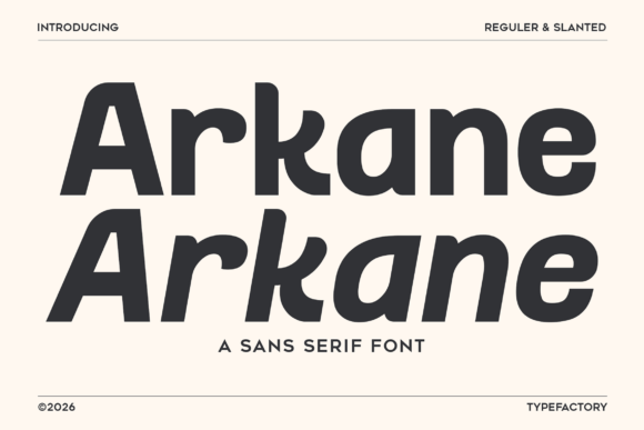 Arkane: The Modern Font Duo That Works Everywhere