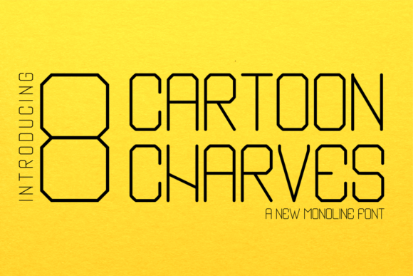 Cartoon Charves: The Retro Font Blending Serif Charm with Sans Serif Clarity