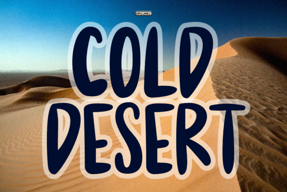 Cold Desert: A Bold Display Font for Fearless Creatives