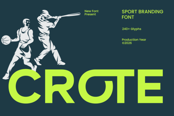 Crote: Command Attention with Bold Sport Branding Type