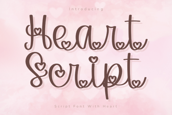 Heart Script: A Sweet Handwritten Font for Modern Designers