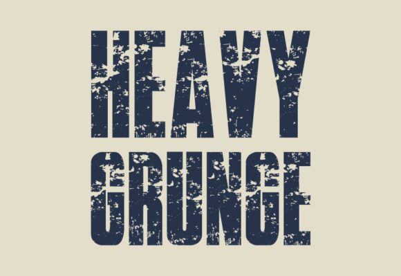 Heavy Grunge: The Raw Sans-Serif for Unapologetic Design