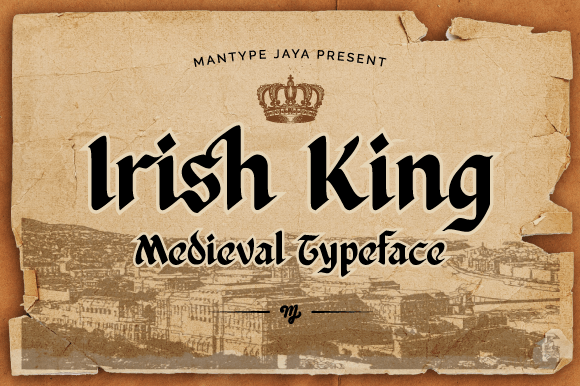 Irish King: The Blackletter Font with a Celtic Soul