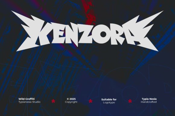 Kenzora: The Wild, Bold Graffiti Font That Commands Attention