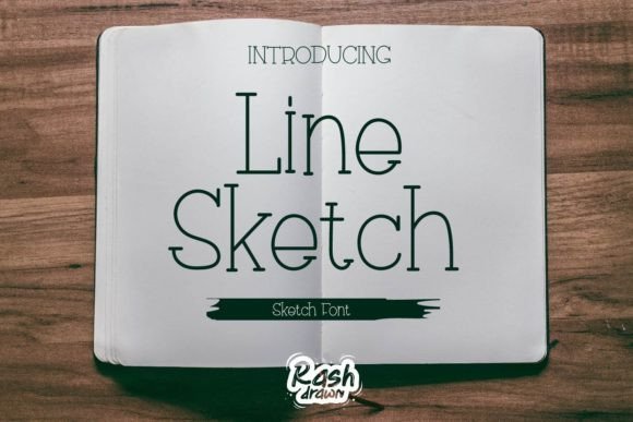 Line Sketch: Your Friendly Handwritten Font for Authentic Design