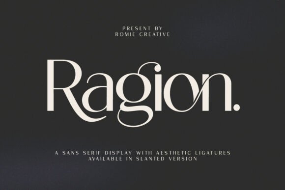 Ragion: The Modern Sans Serif for Elegant Design