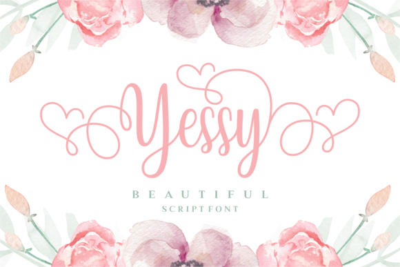 Yessy: The Elegant Script Font That Brings Feminine Charm to Any Design